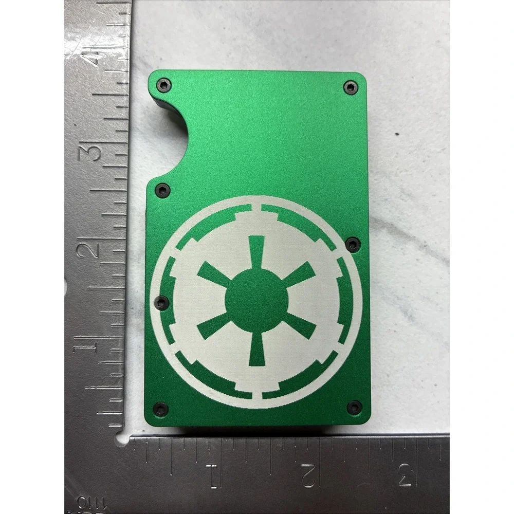 Metal Slim SW Empire Logo RFID Blocking Wallet